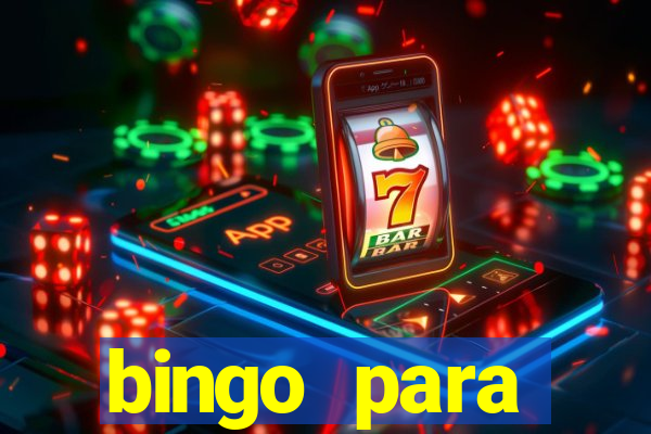 bingo para despedida de solteira para imprimir